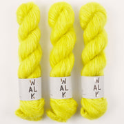 WALK Collection KID MOHAIR LACE - CHARTREUSE Mohair Silk Lace yellow green neon Yarn
