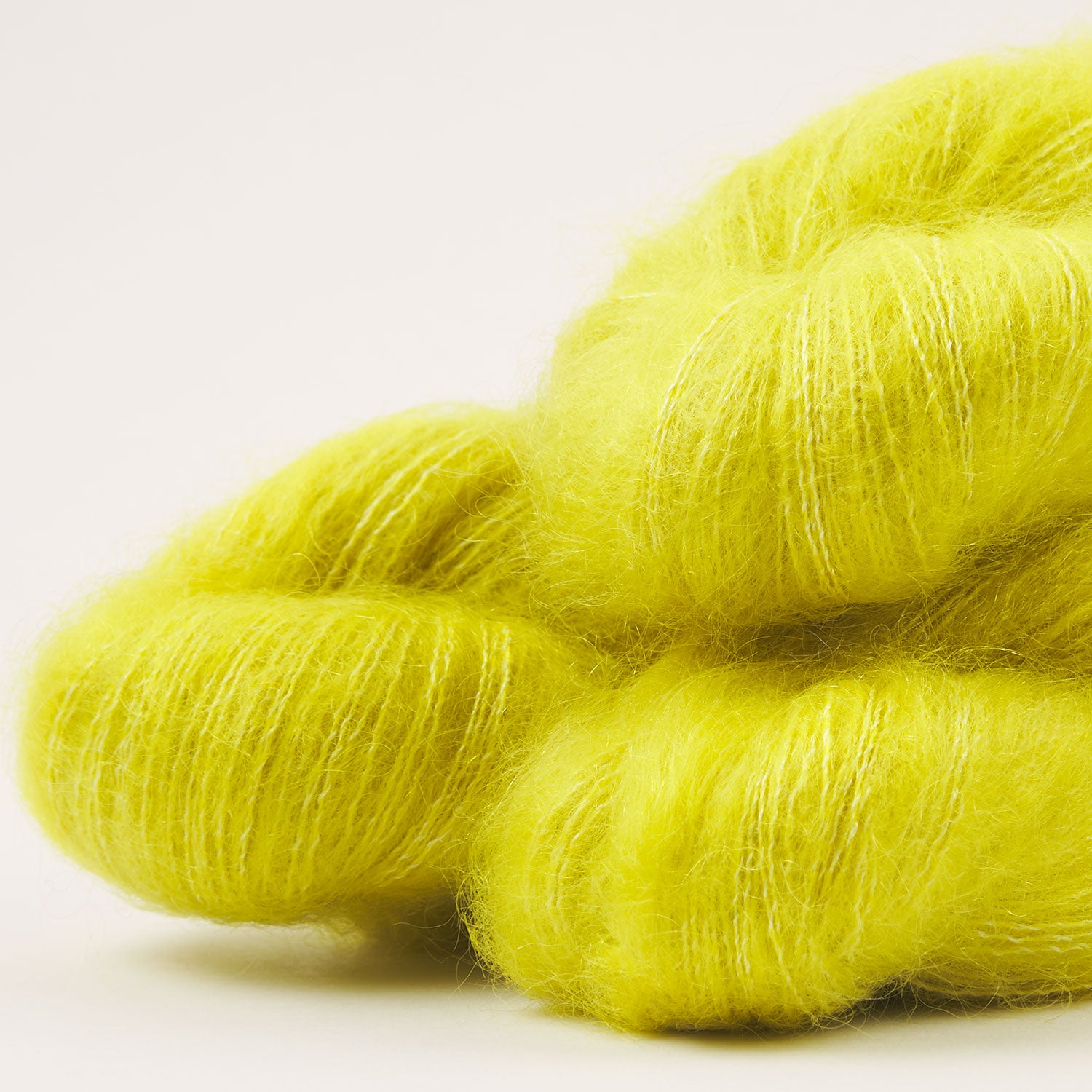 KID MOHAIR LACE - CHARTREUSE
