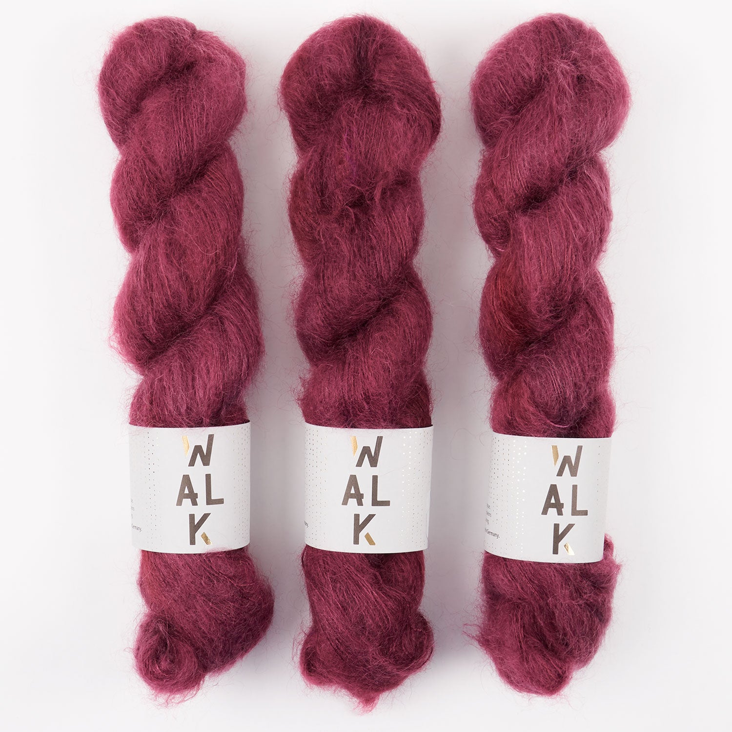 WALK Collection KID MOHAIR LACE - CLARET Mohair Silk Lace red Yarn