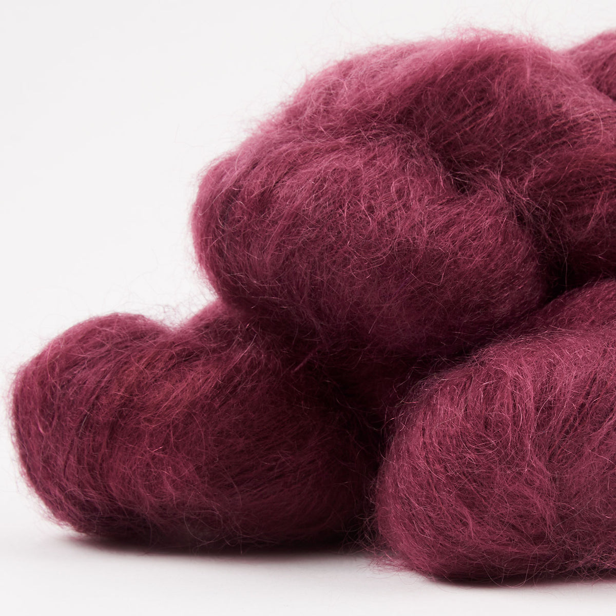 KID MOHAIR LACE - CLARET