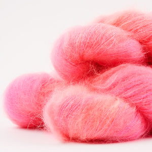 KID MOHAIR LACE - FLAMINGO PINK