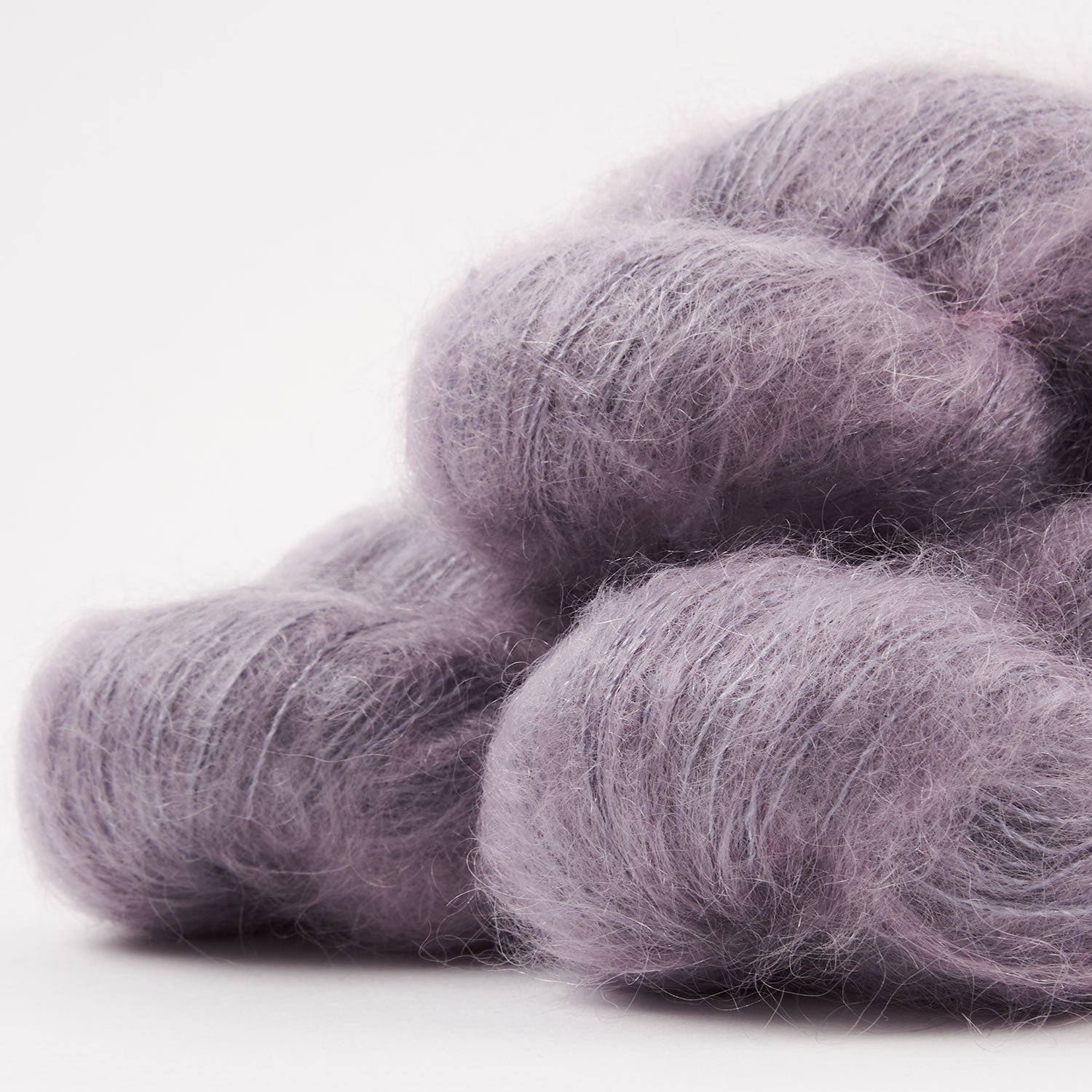 KID MOHAIR LACE - SMOKY