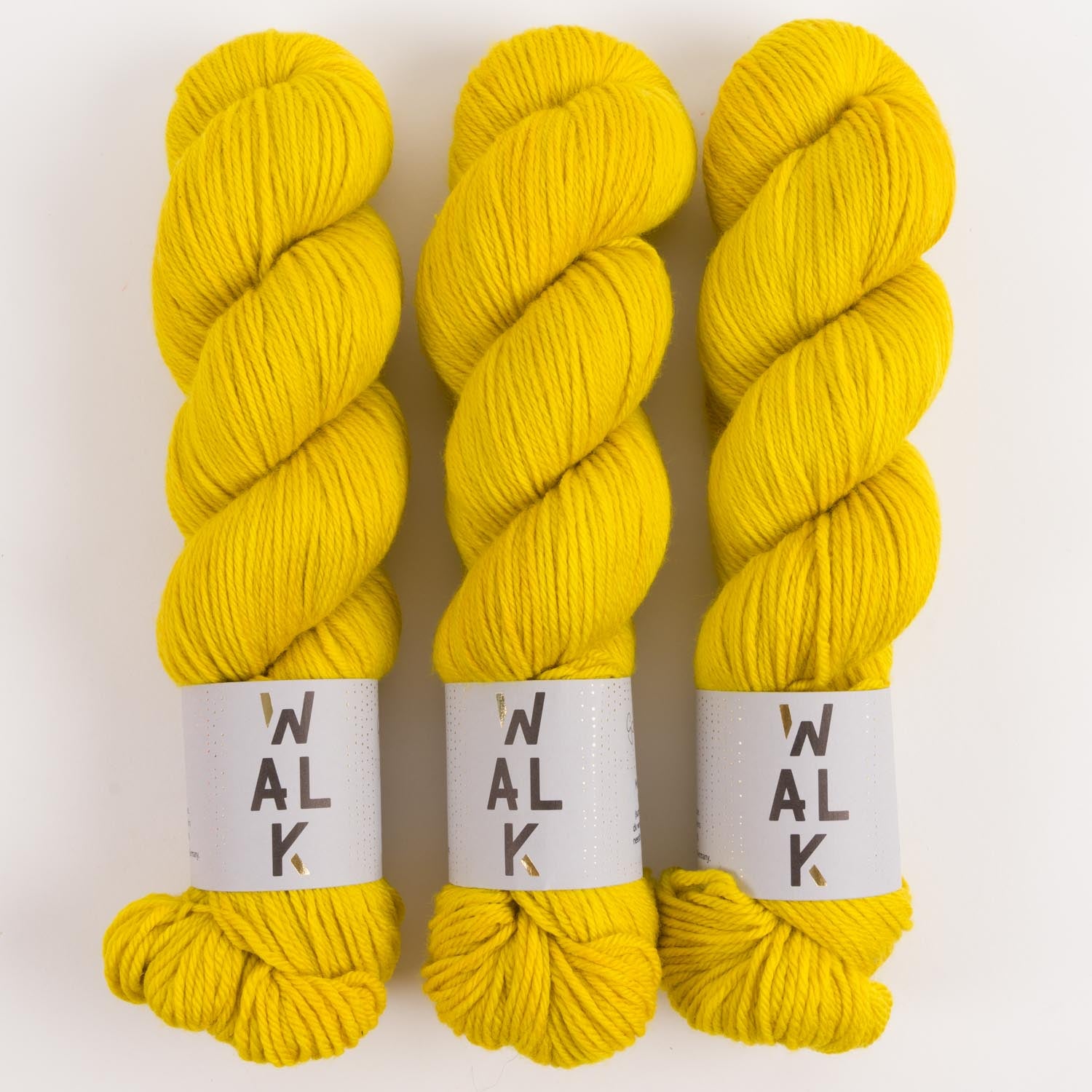 WALK Collection WALK MERINO DK - GOLDENROD Merino wool DK yellow Yarn
