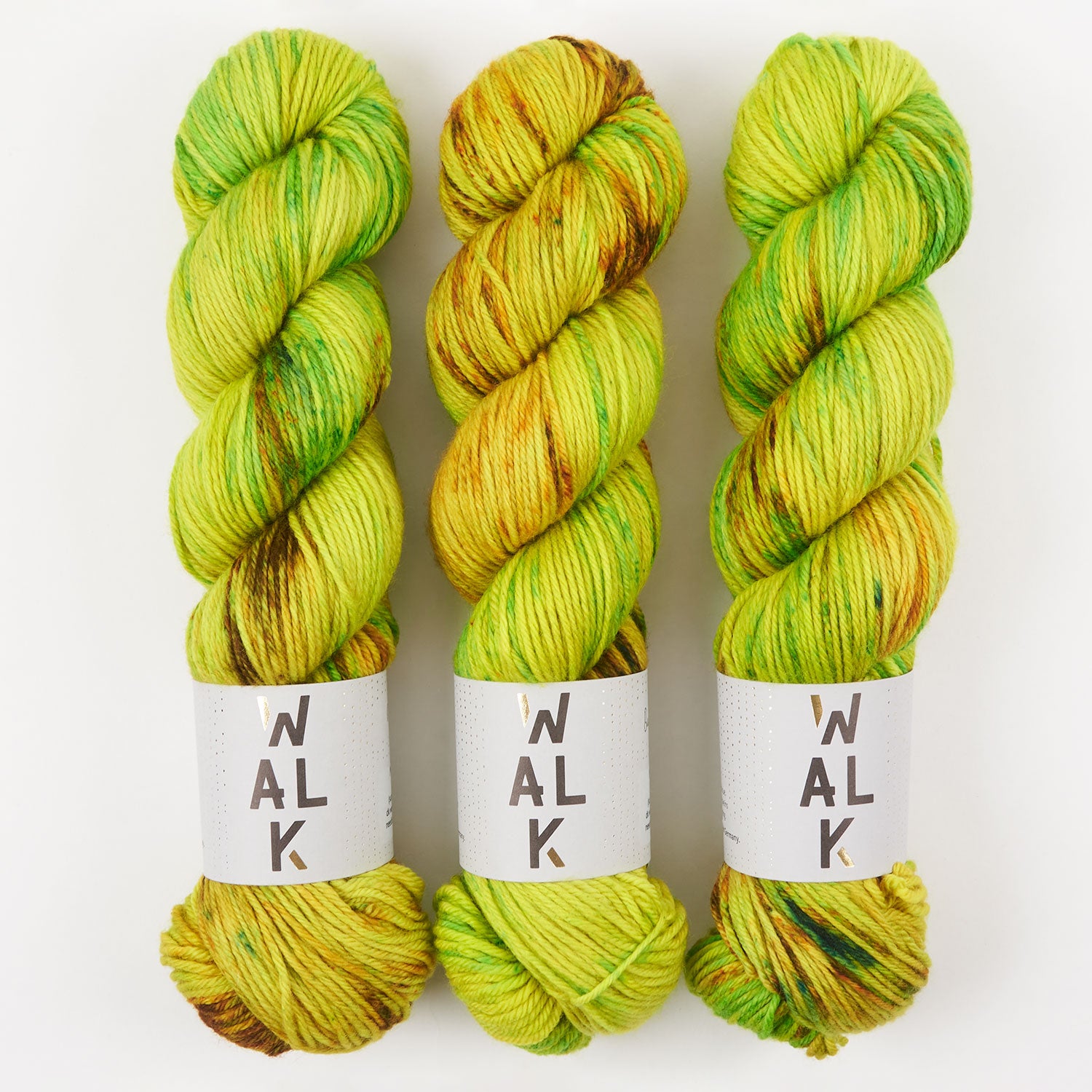 WALK Collection WALK MERINO DK - BAMBOO Merino wool DK green multicolour Yarn