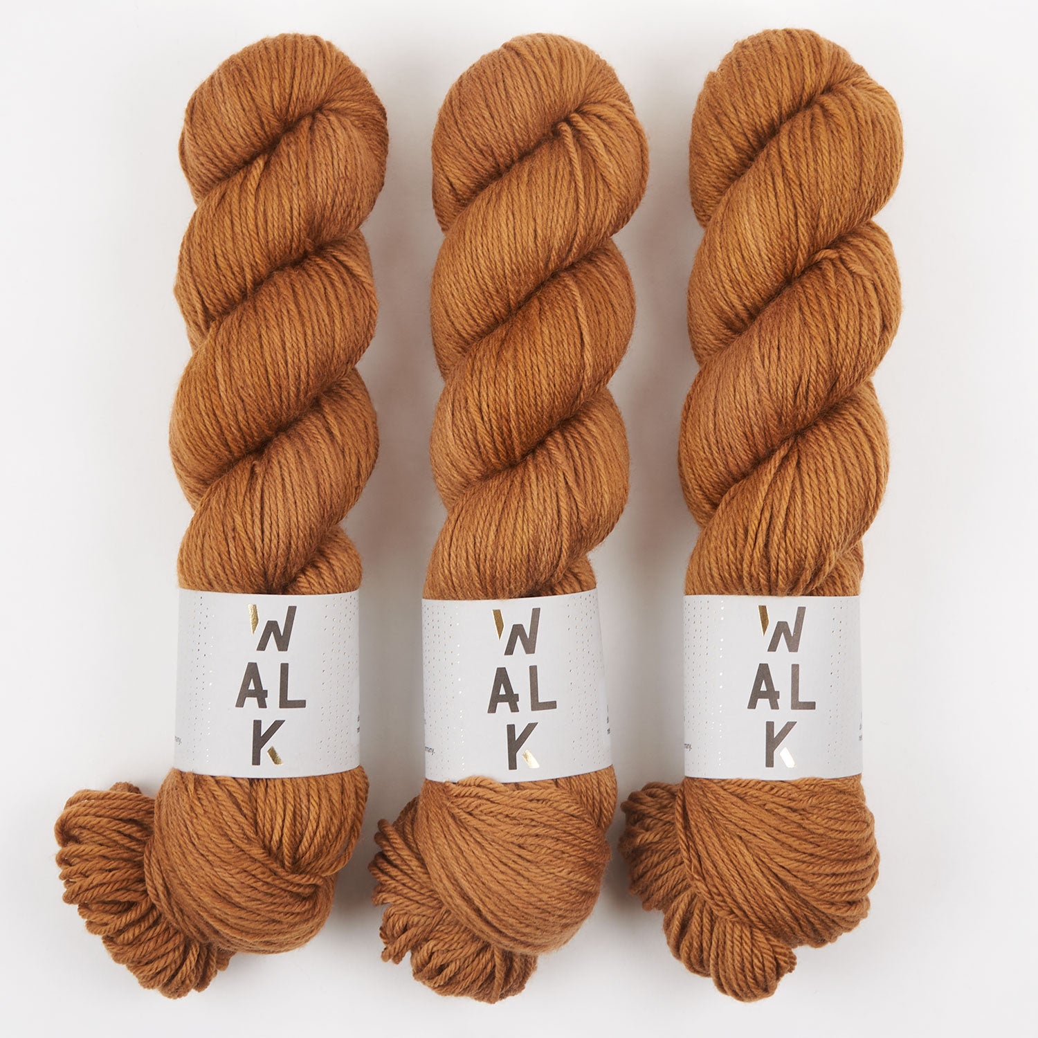 WALK Collection WALK MERINO DK - HAZELNUT Merino wool DK brown Yarn