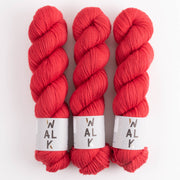 WALK Collection WALK MERINO DK - LIPSTICK Merino wool DK red Yarn