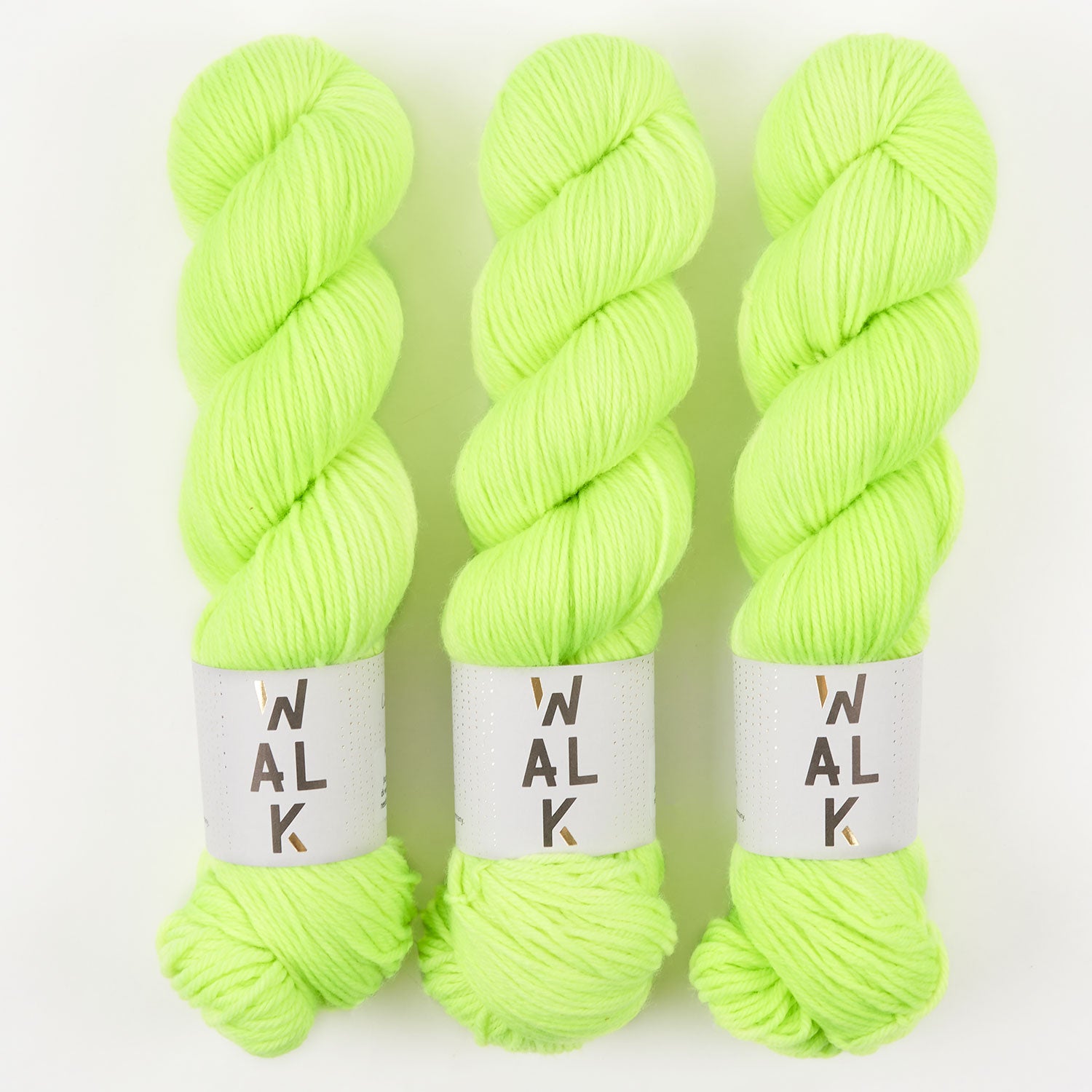 WALK Collection WALK MERINO DK - LIME SODA Merino wool DK neon green Yarn