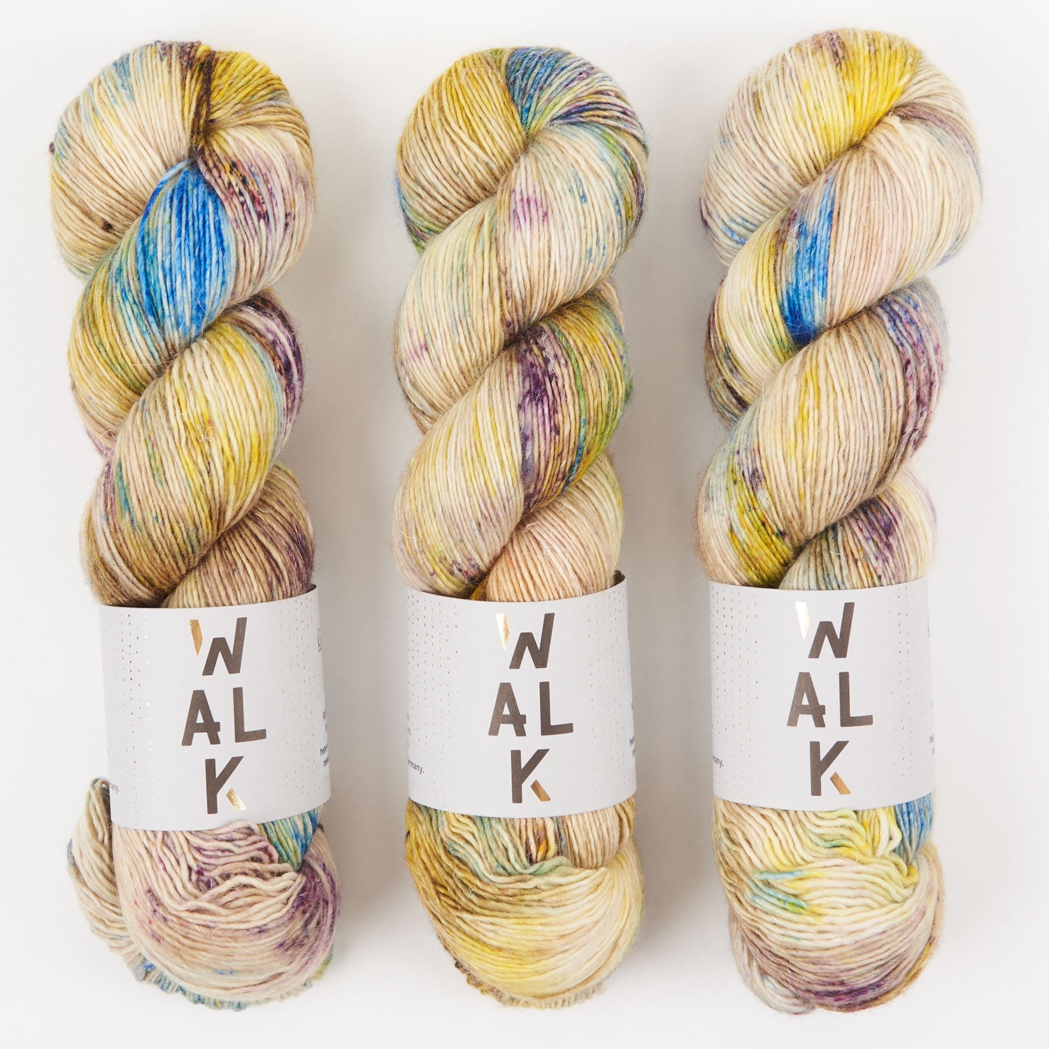 WALK Collection MERLINO - BELIEVE Merino wool Linen Fingering multicolour Yarn
