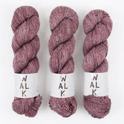 WALK Collection MERLINO - ENVY Merino wool Linen Fingering purple Yarn