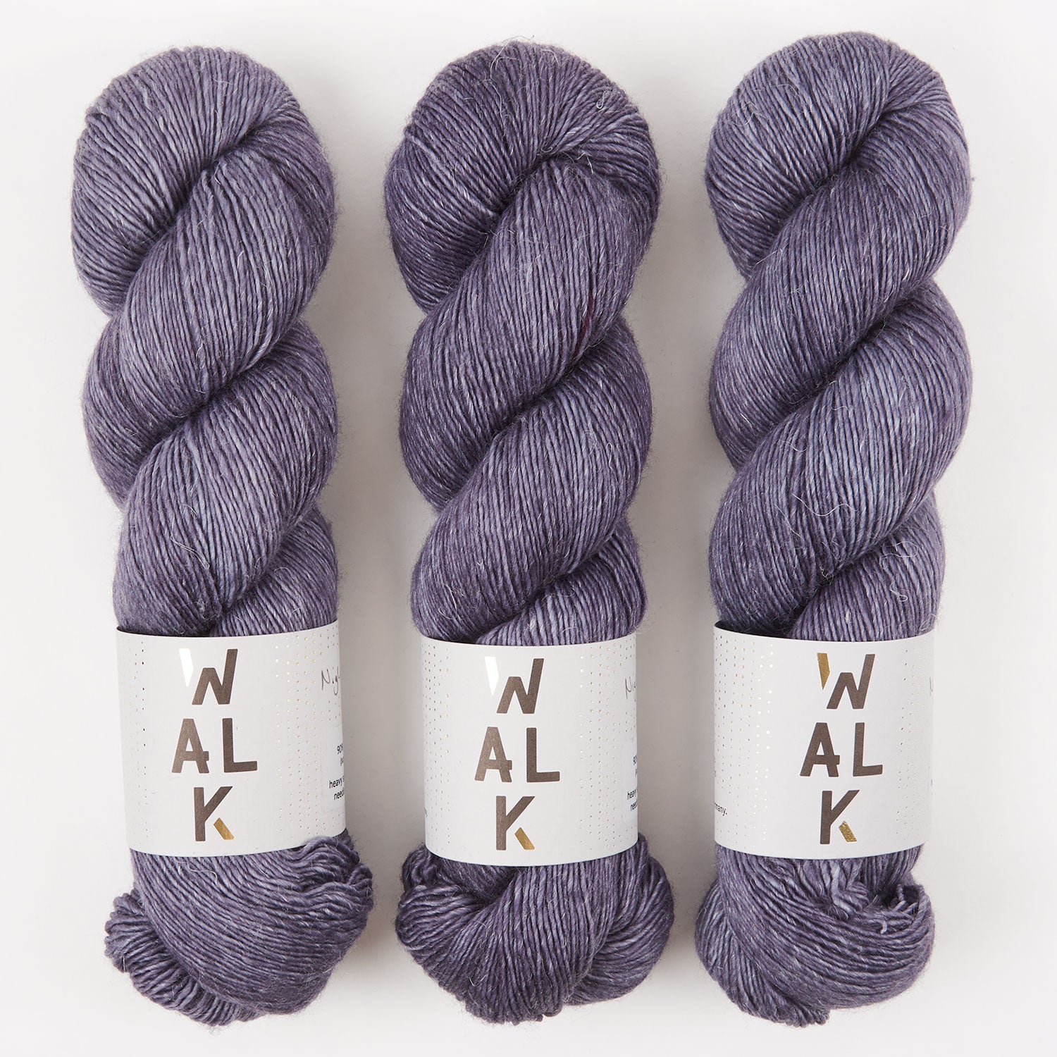 WALK Collection MERLINO - NIGHTSHADE Merino wool Linen Fingering grey Yarn