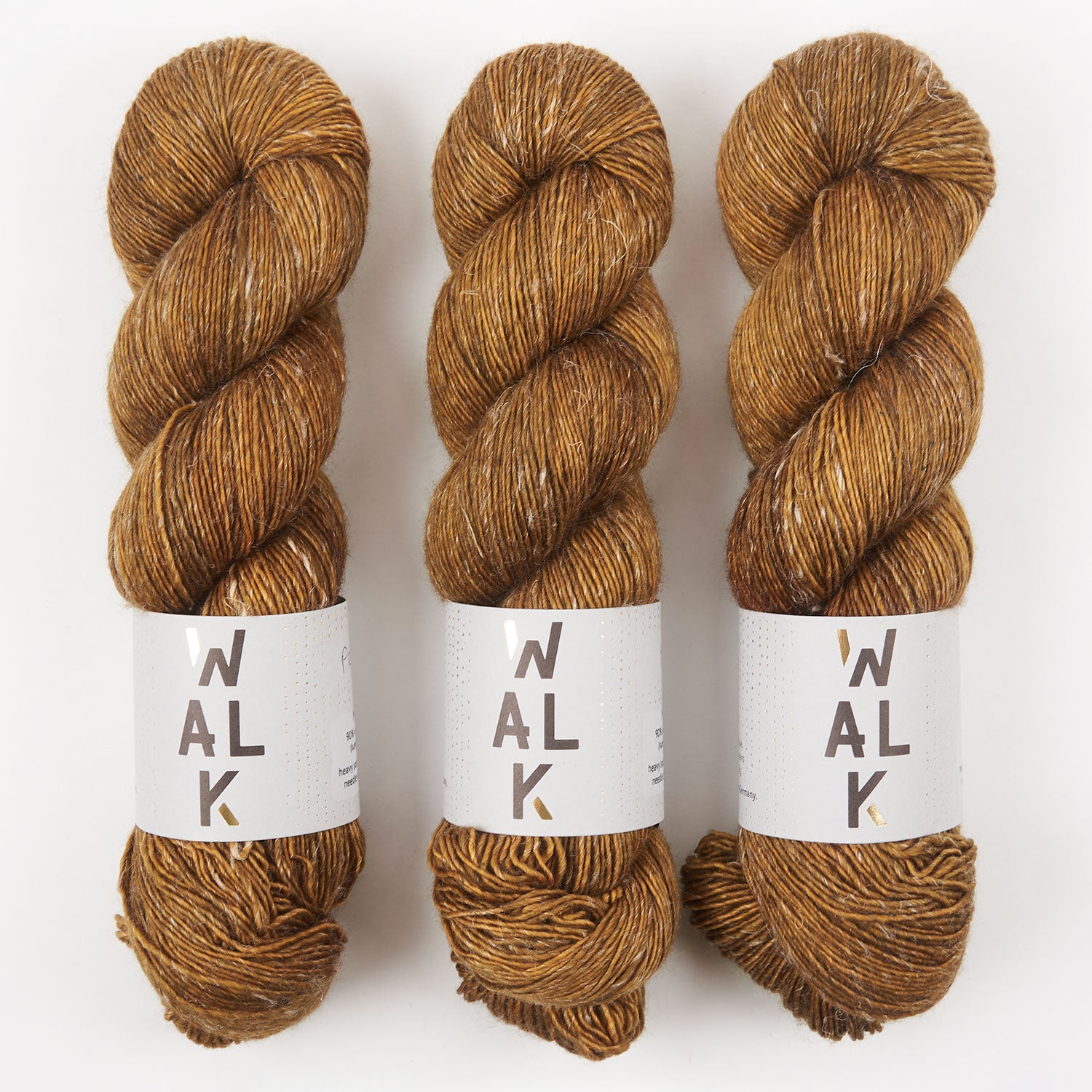 WALK Collection MERLINO - PROPOLIS Merino wool Linen Fingering brown Yarn