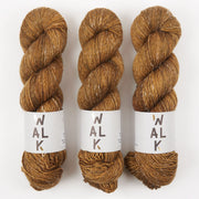 WALK Collection MERLINO - PROPOLIS Merino wool Linen Fingering brown Yarn