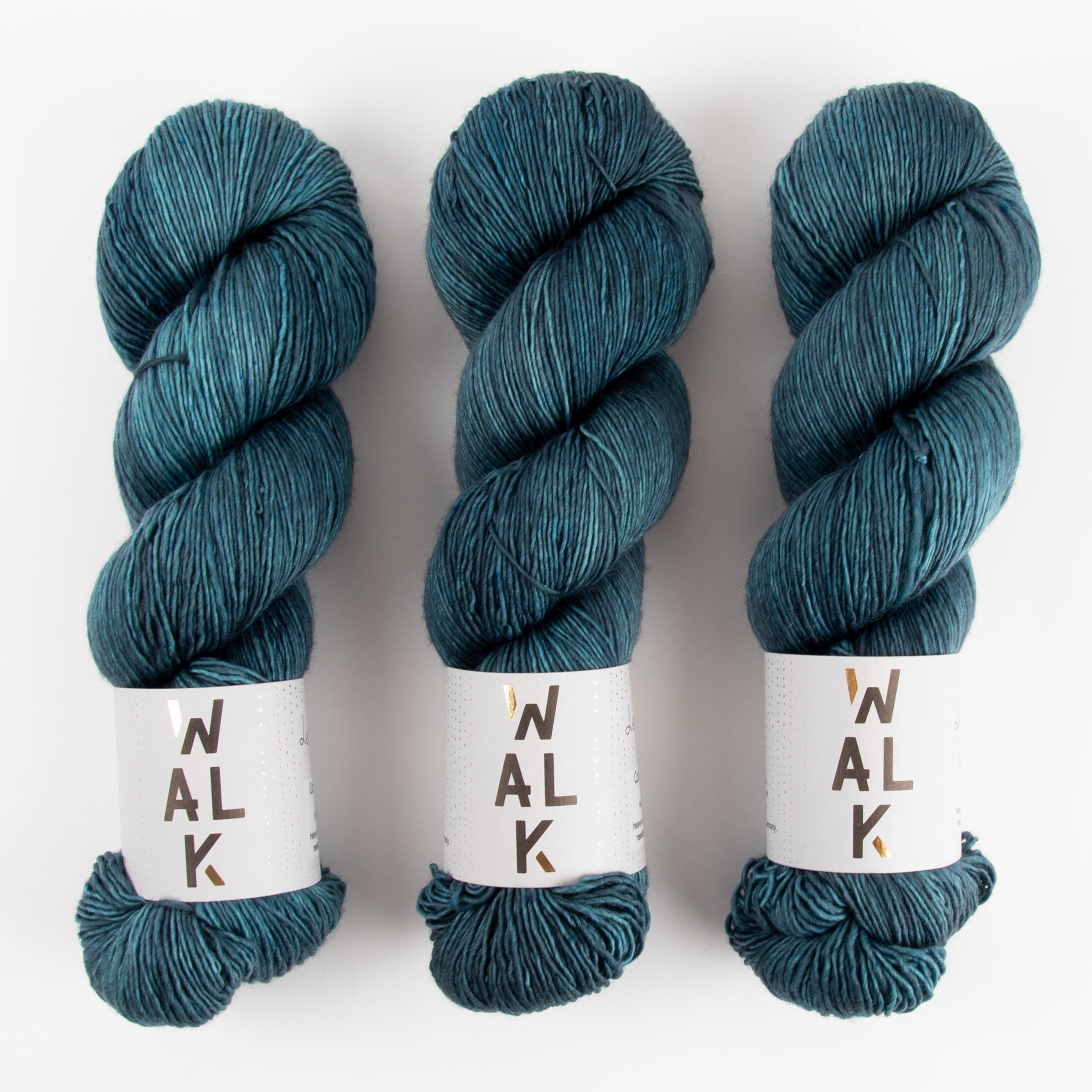 WALK Collection COTTAGE MERINO - LEADEN SKY Merino wool Fingering blue Yarn