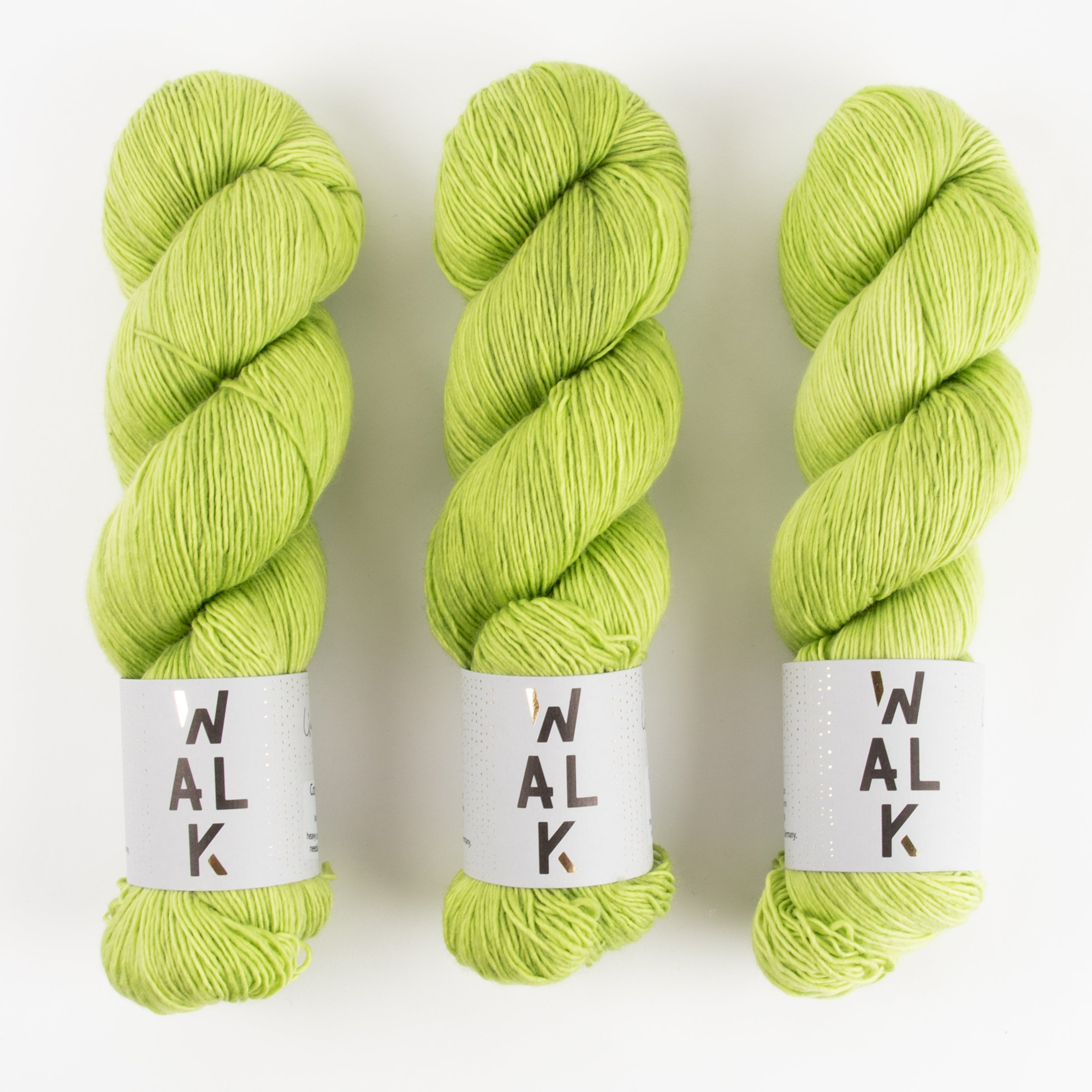 WALK Collection COTTAGE MERINO - LIME Merino wool Fingering green Yarn