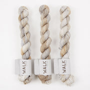 WALK Collection TOUGH SOCK MINI - ARCTIC WOLF Merino wool Nylon Fingering grey Yarn