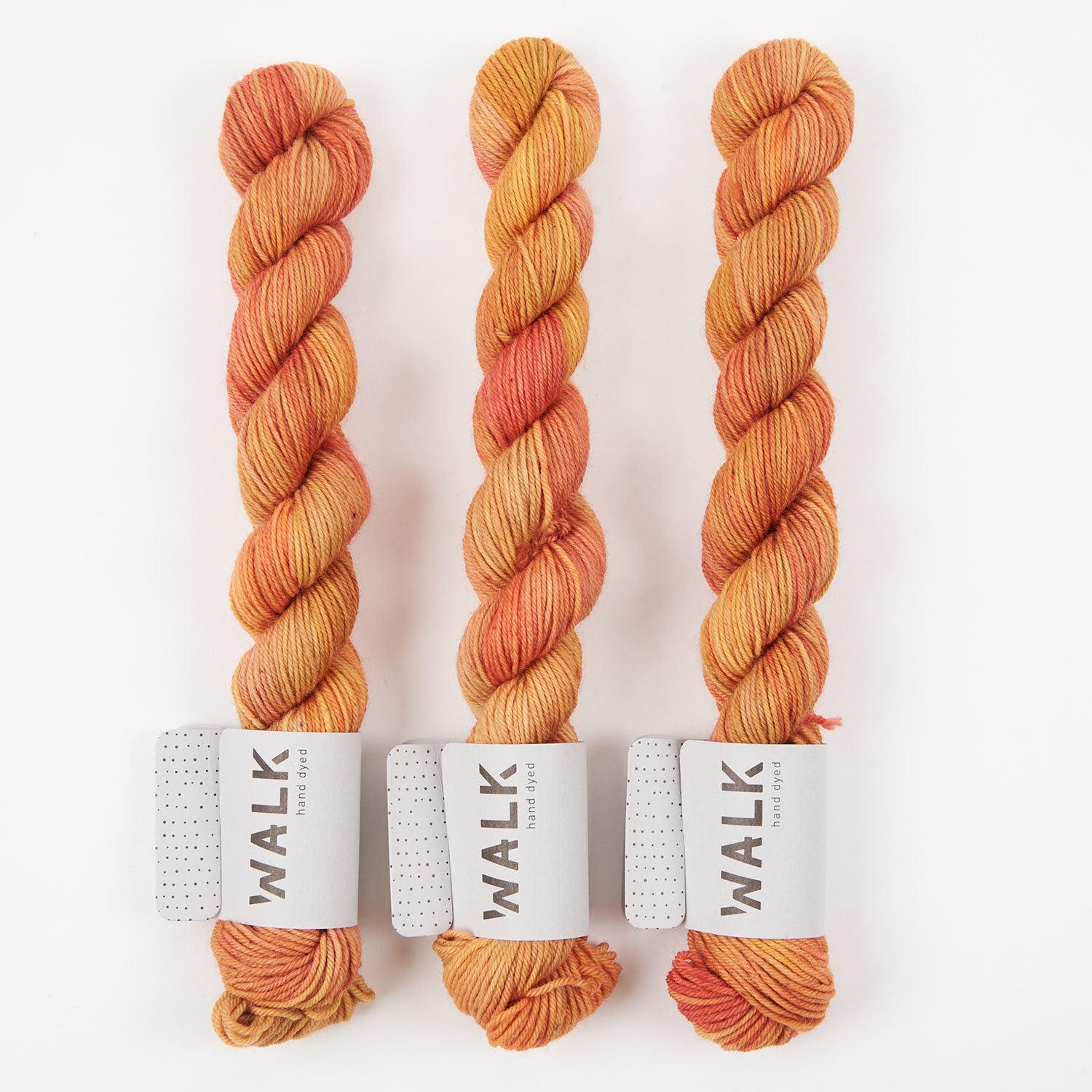 WALK Collection TOUGH SOCK MINI - AUTUMN GLOW orange Yarn