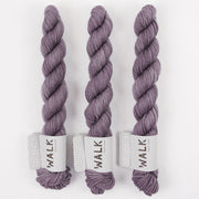 WALK Collection TOUGH SOCK MINI - ENVY Merino wool Nylon Fingering purple Yarn