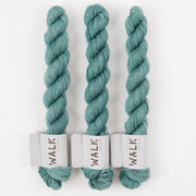 WALK Collection TOUGH SOCK MINI - FJORD Merino wool Nylon Fingering green Yarn