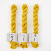 WALK Collection TOUGH SOCK MINI - GOLDENROD Merino wool Nylon Fingering yellow Yarn
