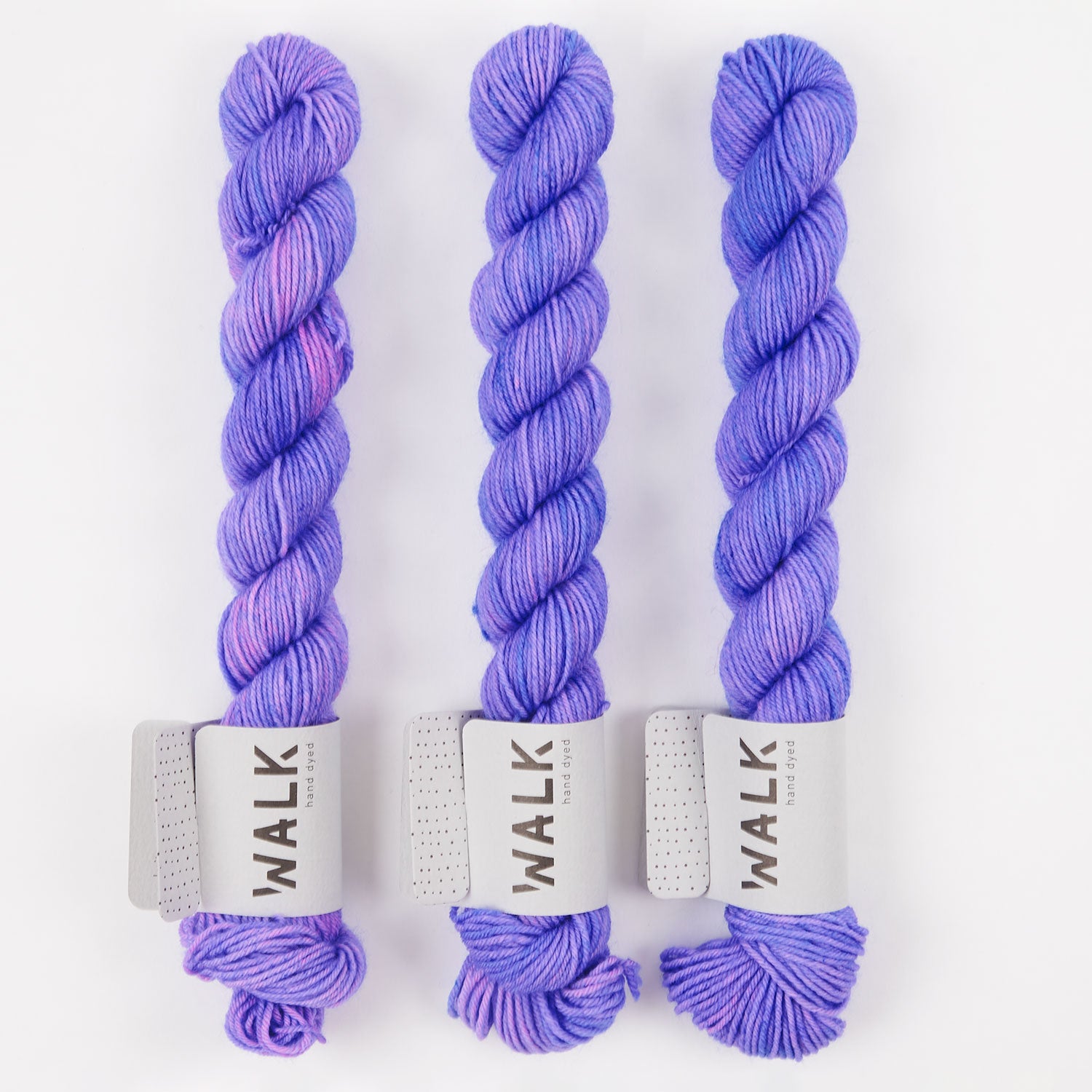 WALK Collection TOUGH SOCK MINI - IRIS Merino wool Nylon Fingering purple Yarn