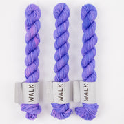 WALK Collection TOUGH SOCK MINI - IRIS Merino wool Nylon Fingering purple Yarn