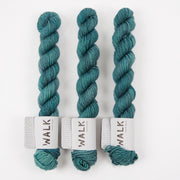 WALK Collection TOUGH SOCK MINI - MANHATTAN BEACH WAVE Merino wool Nylon Fingering turquoise Yarn