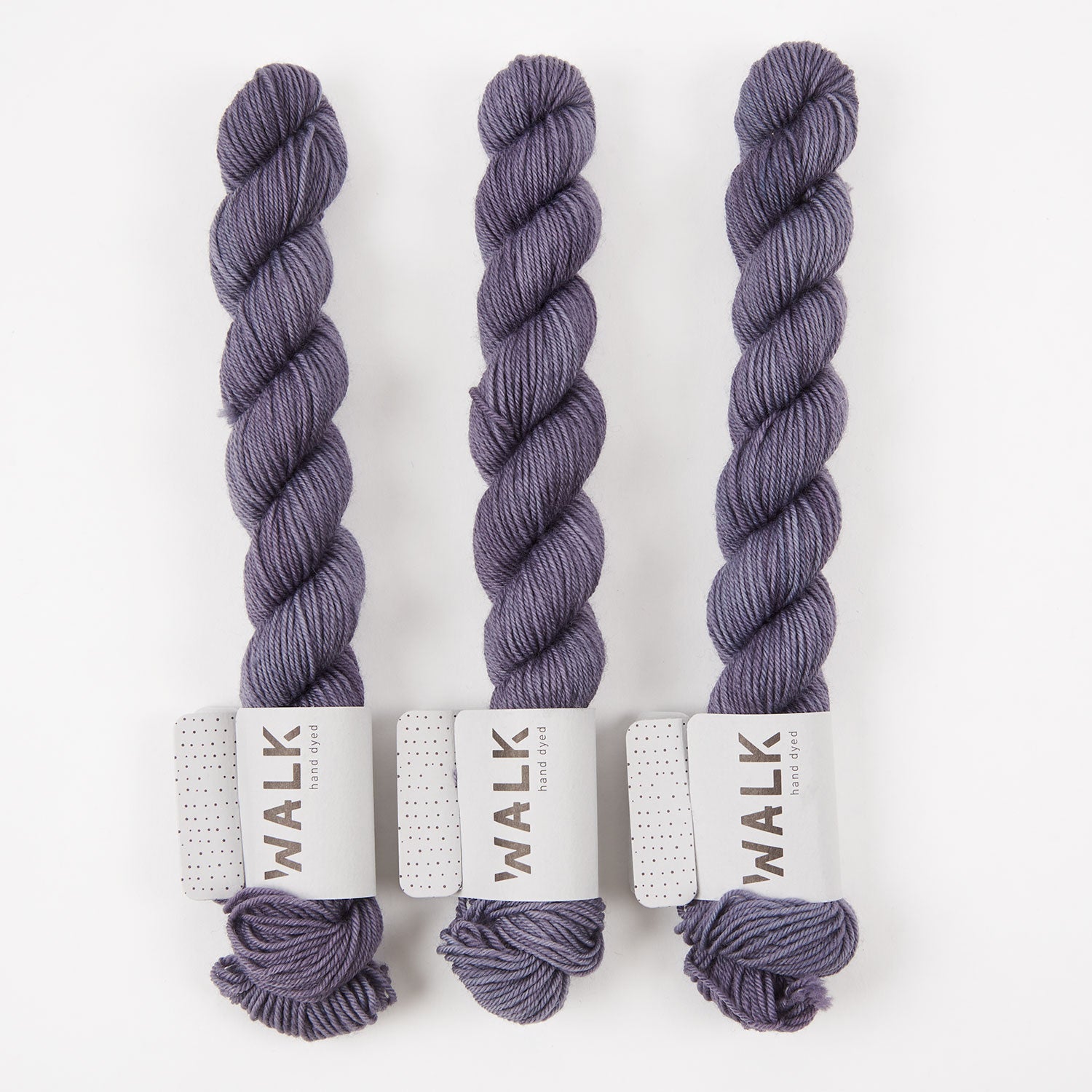 WALK Collection TOUGH SOCK MINI - NIGHTSHADE Merino wool Nylon Fingering purple grey Yarn