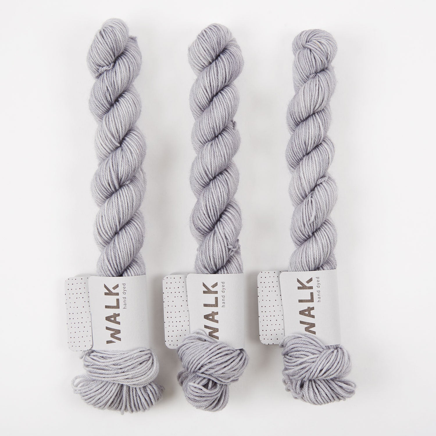 WALK Collection TOUGH SOCK MINI - PEBBLES Merino wool Nylon Fingering grey Yarn