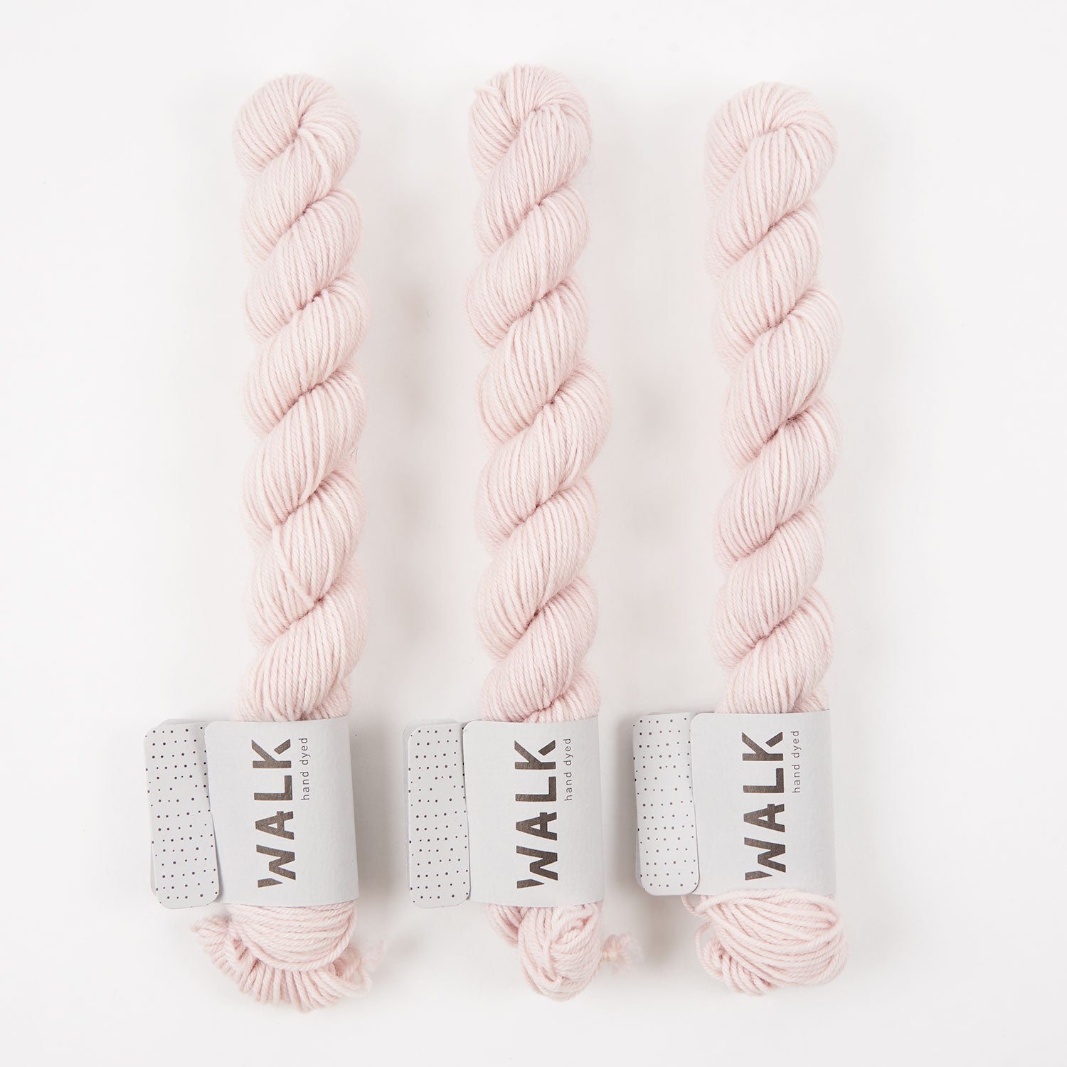 WALK Collection TOUGH SOCK MINI - POWDER Merino wool Nylon Fingering pink Yarn