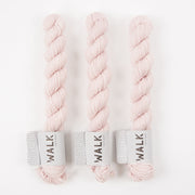 WALK Collection TOUGH SOCK MINI - POWDER Merino wool Nylon Fingering pink Yarn