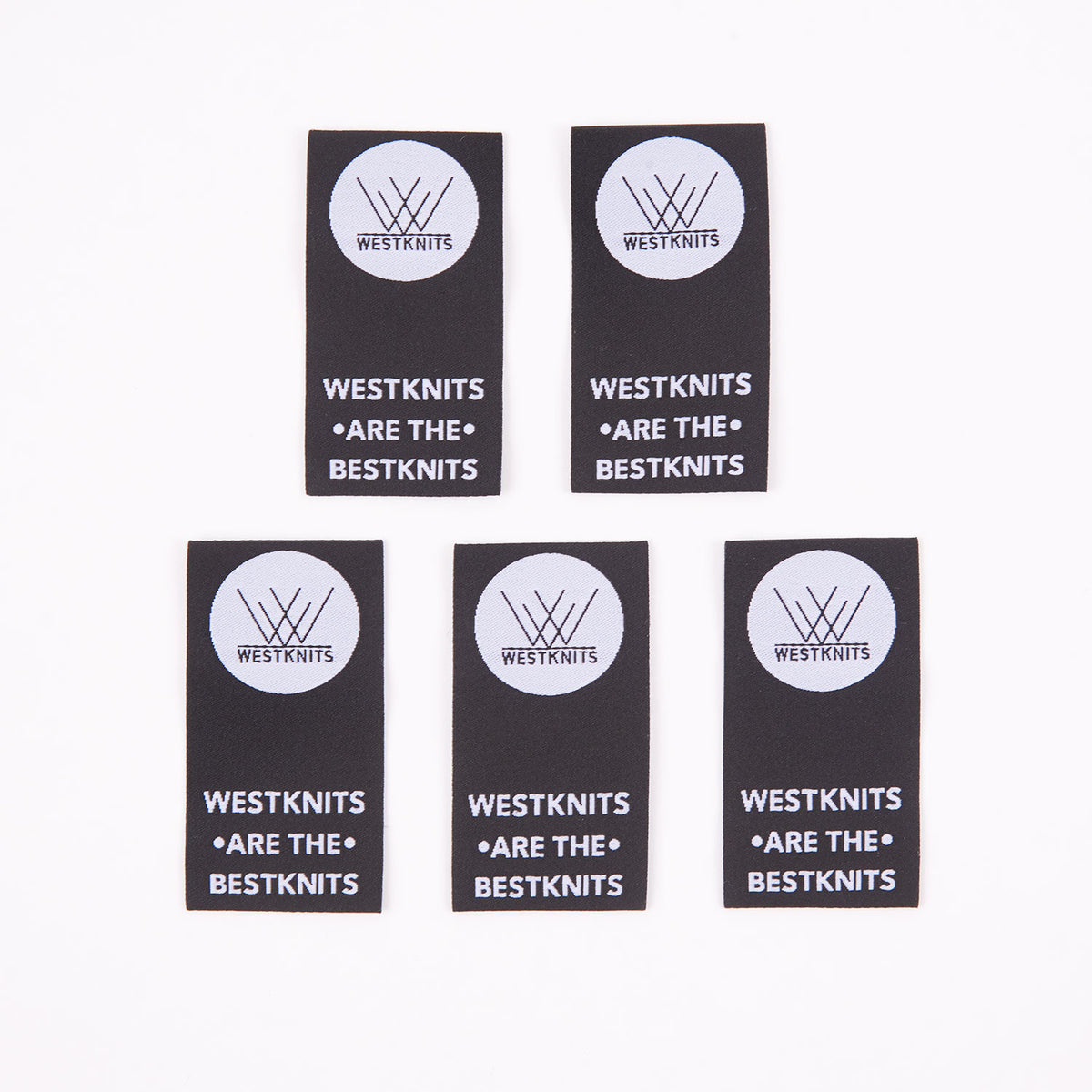 WESTKNITS ARE THE BEST KNITS - 5 TAGS