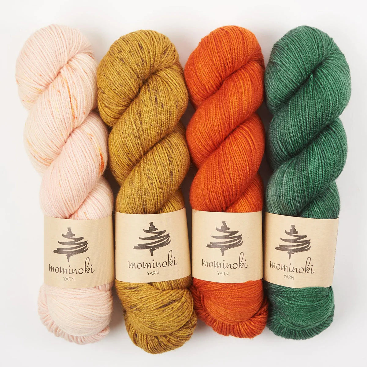 Mominoki Yarn KOHAKU COSMOS Merino wool Polyamide Fingering Quick Kits