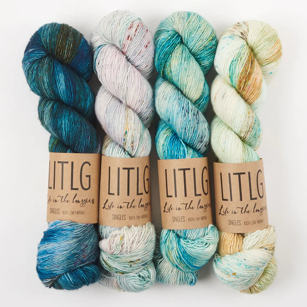 Life in The Long Grass ROSEHIP HARBOUR Merino wool Fingering Quick Kits
